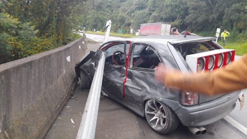 Accidente en la vía Bogotá La Vega Noticias de Colombia