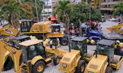 11 Kits de maquinaria amarilla fueron entregados en el Tolima