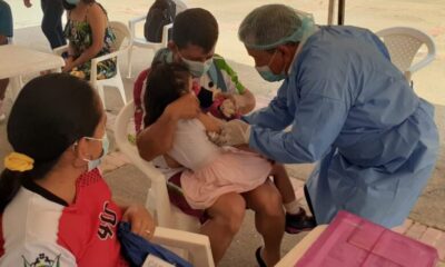64.706 niños y niñas han sido inmunizados contra el Sarampión y Rubéola