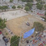 Alcaldesa le dio inició a la construcción del nuevo parque del barrio María Eugenia