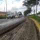 Arranca demolición de capa asfáltica en la vía Malibú – Tres Esquinas