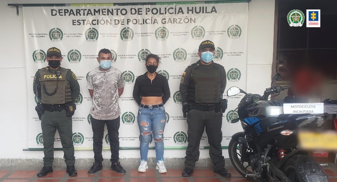 Asegurada pareja que habría hurtado un maletín con $ 80millones en Tarqui (Huila)