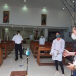 Autoridades verifican el cumplimiento de los protocolos de bioseguridad en iglesias y templos