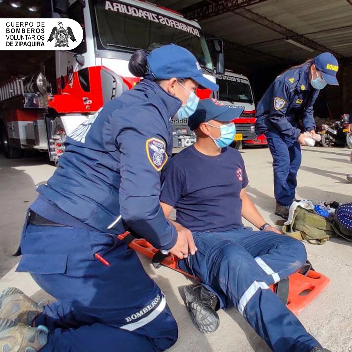 Bomberos de Zipaquirá le apuestan a la capacitación y al conocimiento