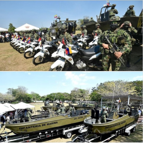 Botes de bajo calado y motocicletas entregó el Gobierno nacional en Arauca