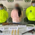 Capturada mujer sorprendida con armamento en Lenguazaque, Cundinamarca