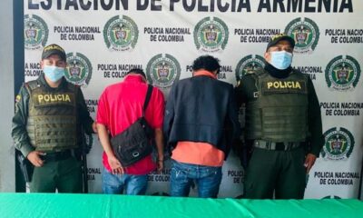 Capturados dos hombres minutos después de haber hurtado una motocicleta en Las Colinas