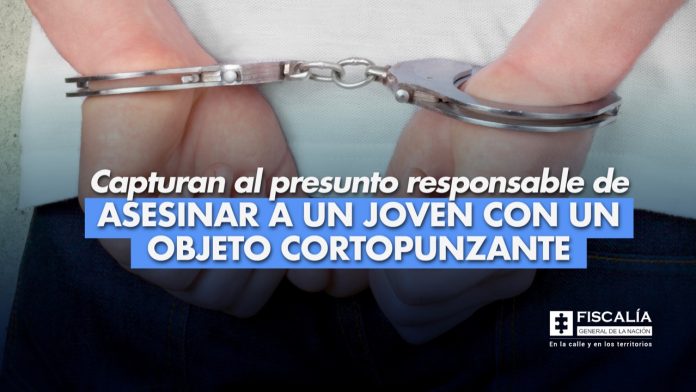 Capturan al presunto responsable de asesinar a un joven con un objeto cortopunzante