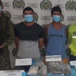 Capturan presuntos traficantes de droga del Clan del Golfo en San Pedro