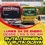 Conductores de busetas de rutas 3 y 4 anuncian protestas para este lunes