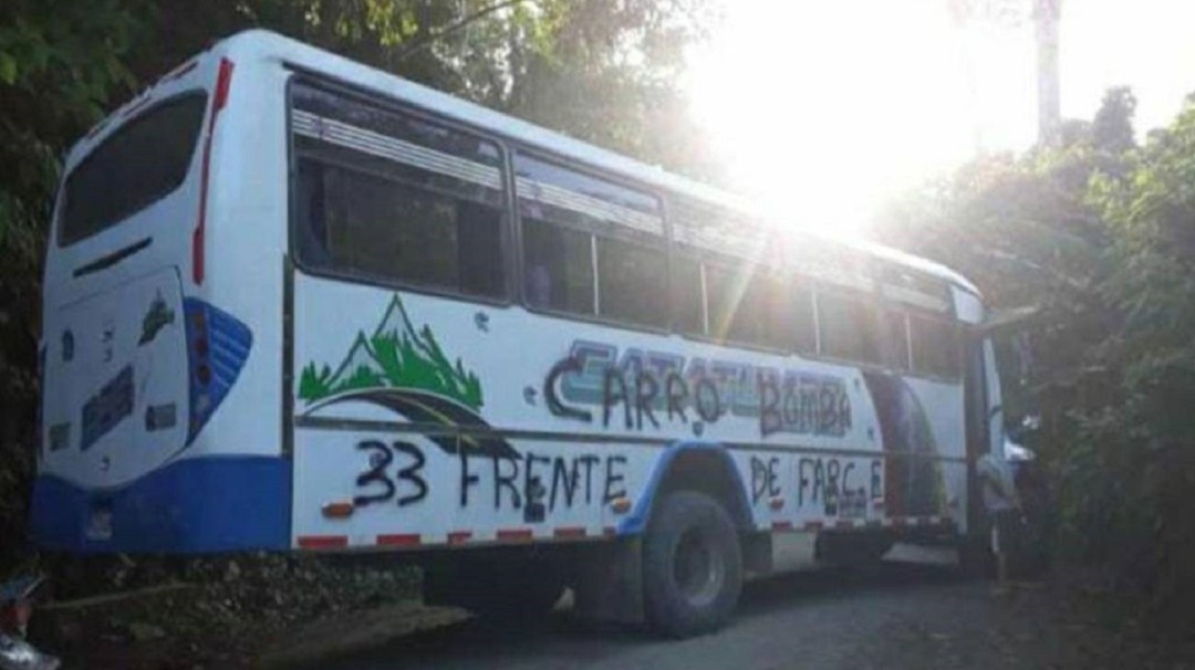 Descartan explosivos en bus intermunicipal en el Catatumbo