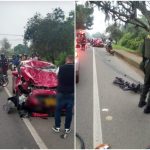 Jhon estrelló su motocicleta contra un automóvil en la Panamericana en Jamundi: es la primera víctima de un accidente del año en el valle