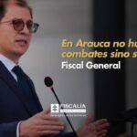 En Arauca no hubo combates sino sicariato: Fiscal General