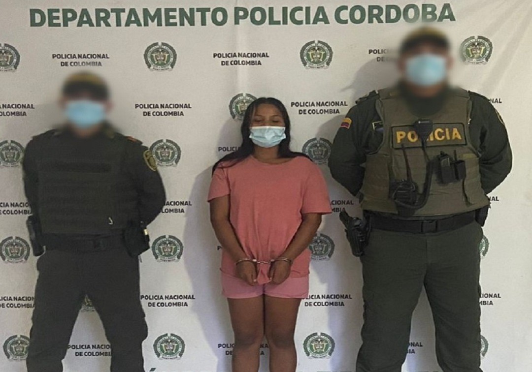 En Tierralta, Policía captura a una mujer con notificación azul de Interpol