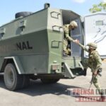 En vehículos blindados Ejército moviliza tropas en Arauca