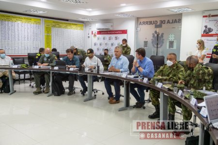 Gobierno Duque anunció acciones contundentes para fortalecer la seguridad en Arauca