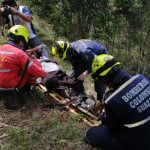 Guadañadora afecta pierna a campesino en el Huila