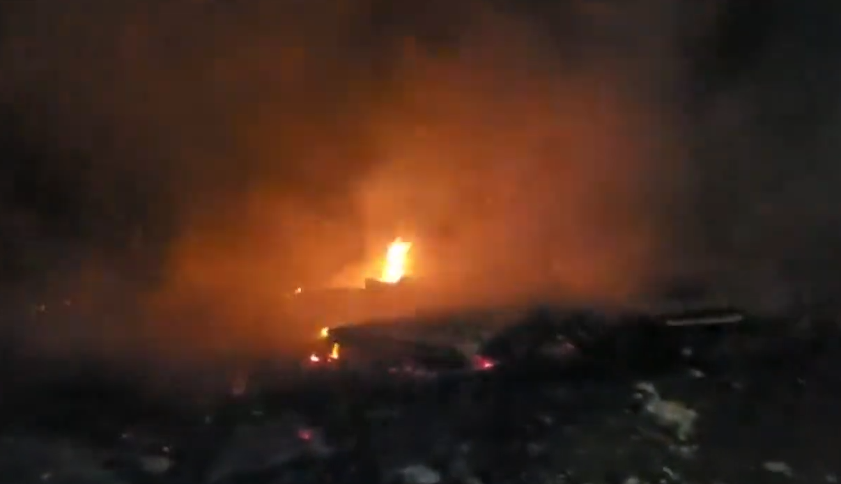 Incendio destruyó cinco casas en zona rural de Palmira