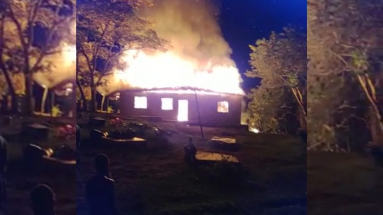 Incendio destruyó una casa en el corregimiento La Manta