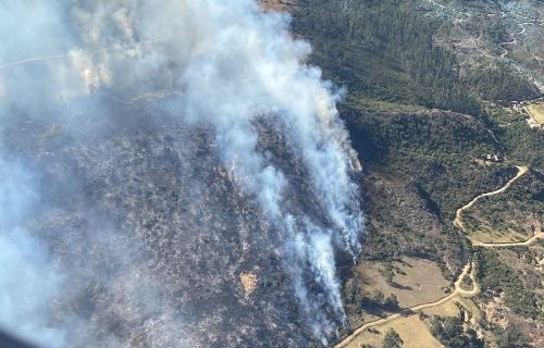 Incendio en Guatavita es controlado en un 67%