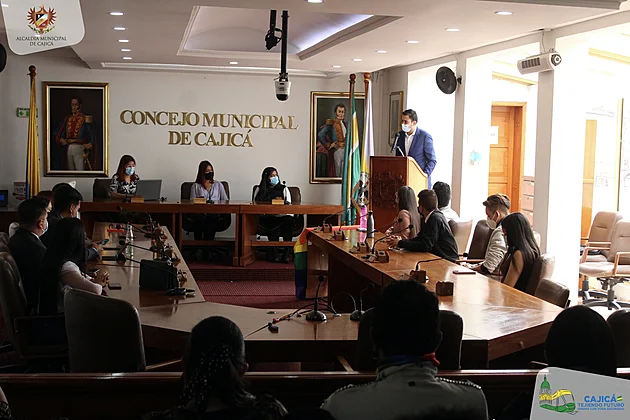 Integrantes del Consejo Municipal de Juventud de Cajicá, Cundinamarca, tomaron posesión