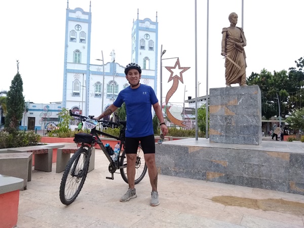 travesía en bicicleta