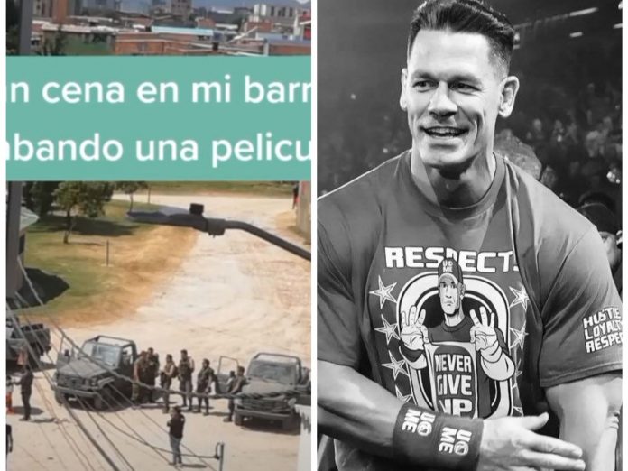 John Cena en Colombia grabando película