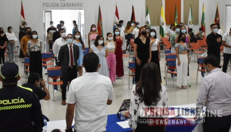 Ochenta Consejeros Municipales de Juventud se posesionaron en Casanare