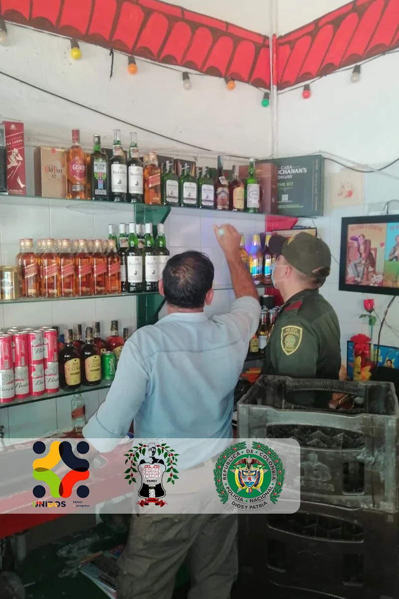 Operativos de seguridad y control en el municipio de Pandi, Cundinamarca