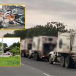 Problemas viales y lluvias en Yotoco bloquearon camiones recolectores de basura, hay retraso en Cali