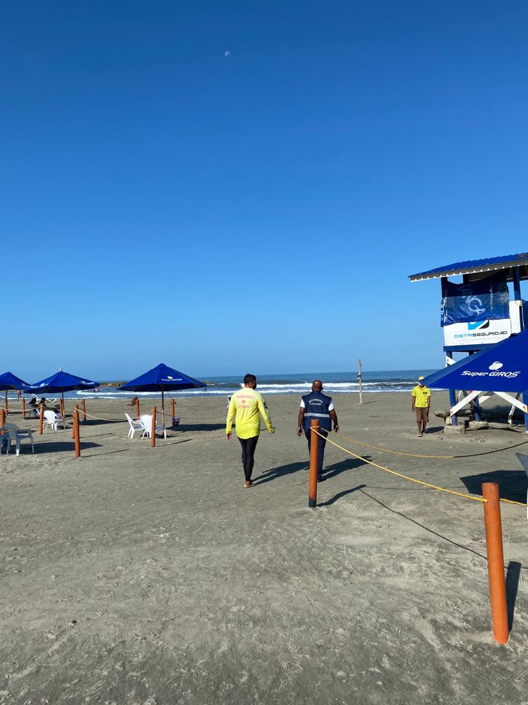 Se garantiza seguridad en playas de Cartagena con 64 salvavidas.