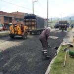 Secretaría de Obras Públicas de Facatativá, reactivó labores de pavimentación