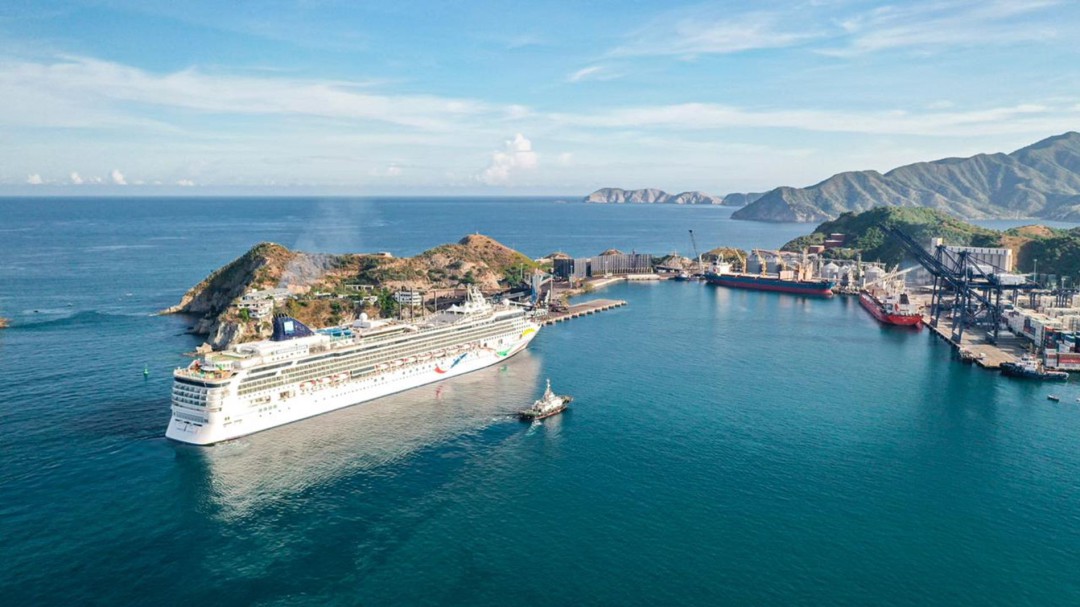 Suspenden llegada de un lujoso crucero al Puerto de Santa Marta