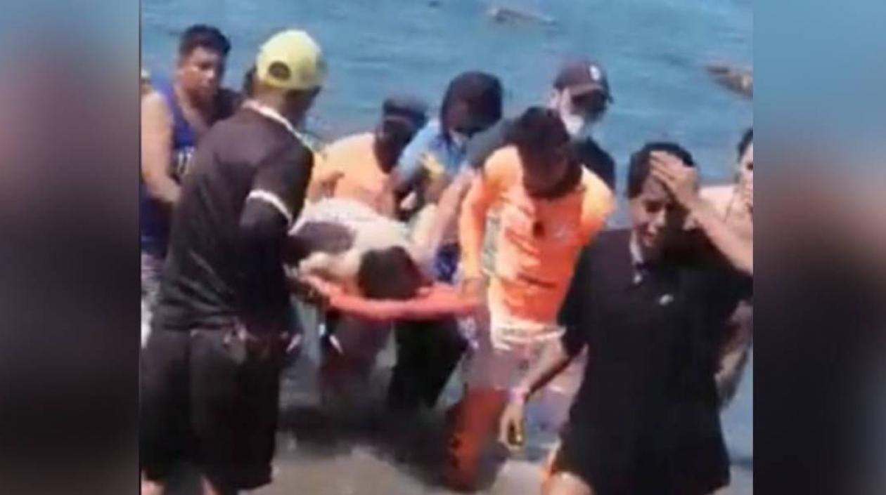 Turista murió por inmersión cuando se bañaba en una playa de Santa Marta