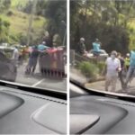 VIDEO: ¡Pasó «ventiado»! Se volcó un carro en Las Palmas