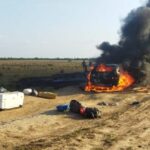 Video: Vehículo se incendió en vía del Vichada
