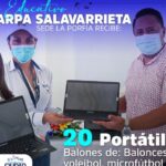 Centro Educativo Policarpa Salavarrieta – Sede La Porfía, recibió herramientas tecnológicas e implementos deportivos