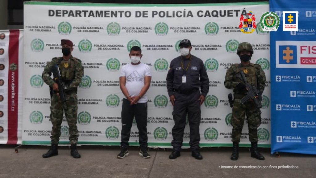 A la cárcel por el presunto homicidio de un piloto el 31 de diciembre de 2021, en Caquetá