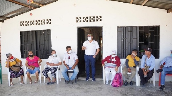 Alcalde de Aracataca socializa pavimentación de calles con la comunidad