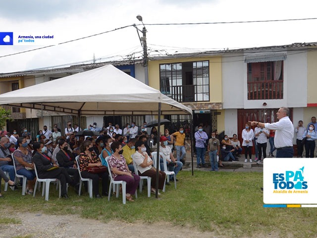 Alcalde presentó proyecto de vivienda en La Patria: se entregarán 36 casas con subsidio