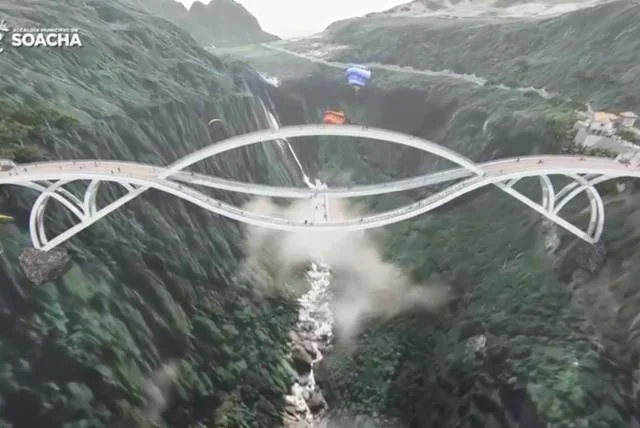 Alcaldía de Soacha, Cundinamarca, construirá puente de vidrio en sobre el Salto del Tequendama