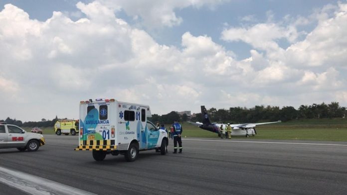 Avión ambulancia con destino a Arauca tuvo que regresar a Bogotá y tener un aterrizaje de emergencia