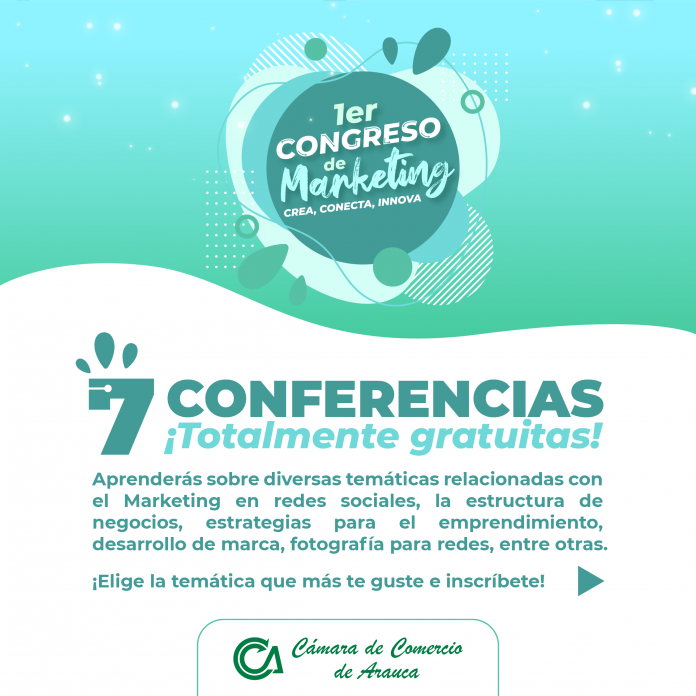 Cámara de Comercio de Arauca, lidera el 1er Congreso de Marketing Digital.