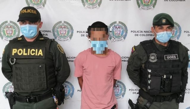 Capturado alias “Kiko” por los delitos de tráfico de estupefacientes y porte ilegal de armas de fuego