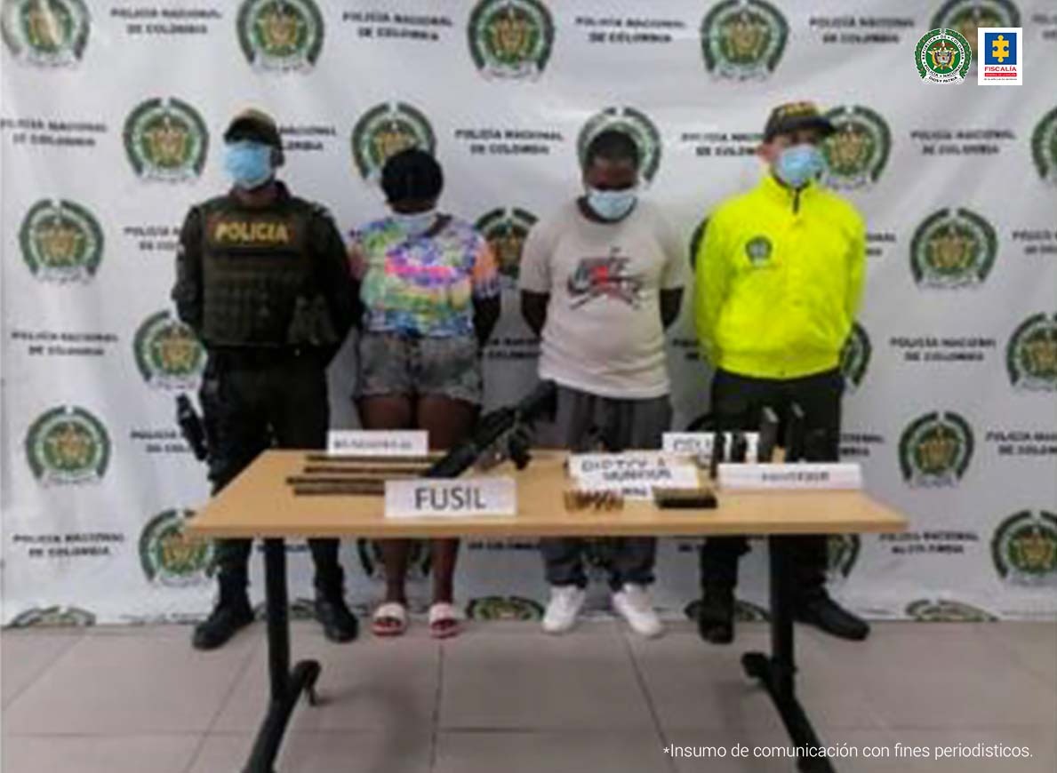 Cárcel para dos presuntos integrantes de ‘Los Shotas’, estructura delictiva responsable de extorsiones, tráfico de estupefacientes y homicidios múltiples en Buenaventura