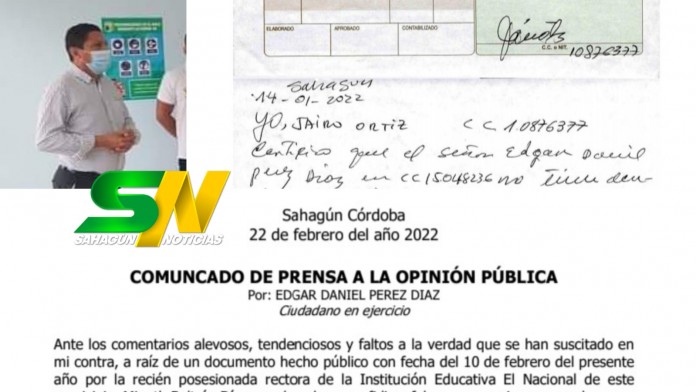 Con evidencias, exrector Edgar Pérez se defiende de acusaciones