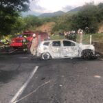 Conductor muere calcinado en la vía Bogotá-Melgar