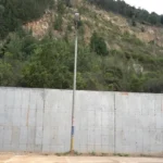 Construcción muro de contención en Tenjo, facilitará el regreso a clases a estudiantes