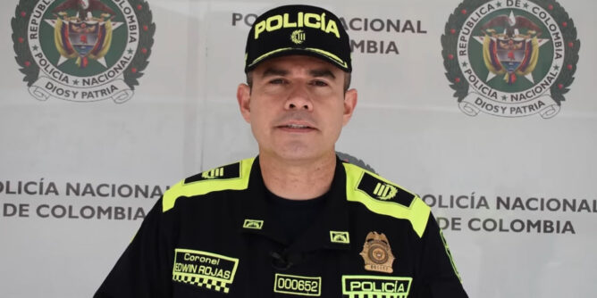 Coronel Edwin Rojas, comandante del Departamento de Policía Nariño