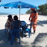 Defensa Civil trabaja en prevención en playas de Santa marta